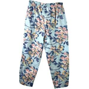 Reyn Spooner Hawaiian Traditional Women's Pants Floral Pull On Resortwear Size M